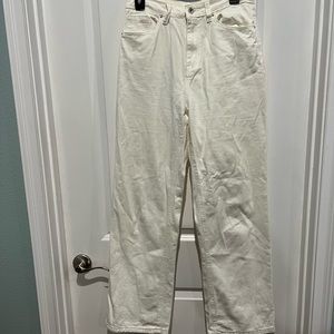 Shein White Jeans, Sz M/6